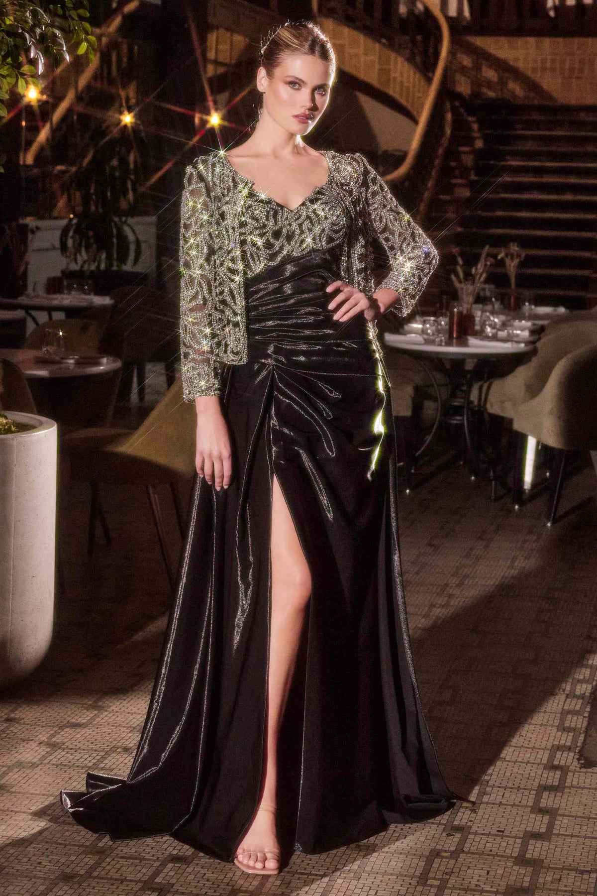 Ladivine J882 Formal Mother of the Bride Gown with Removable Jacket