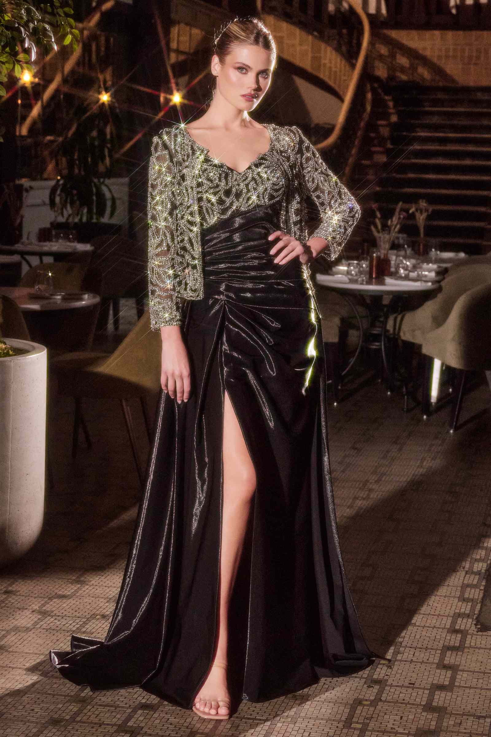 Ladivine J882 Formal Mother of the Bride Gown with Removable Jacket