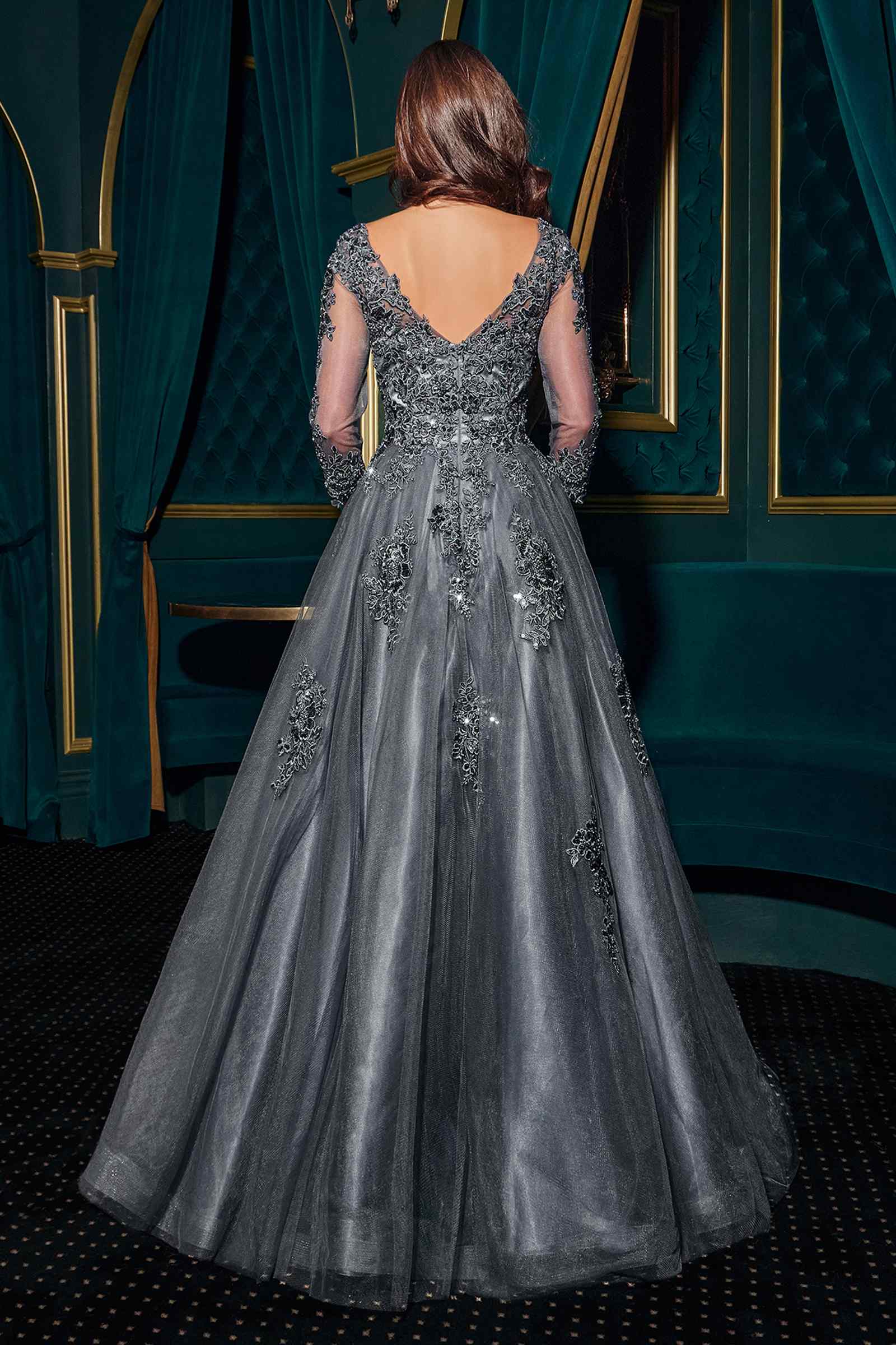 Ladivine J883 Mother of the Bride Long Dress