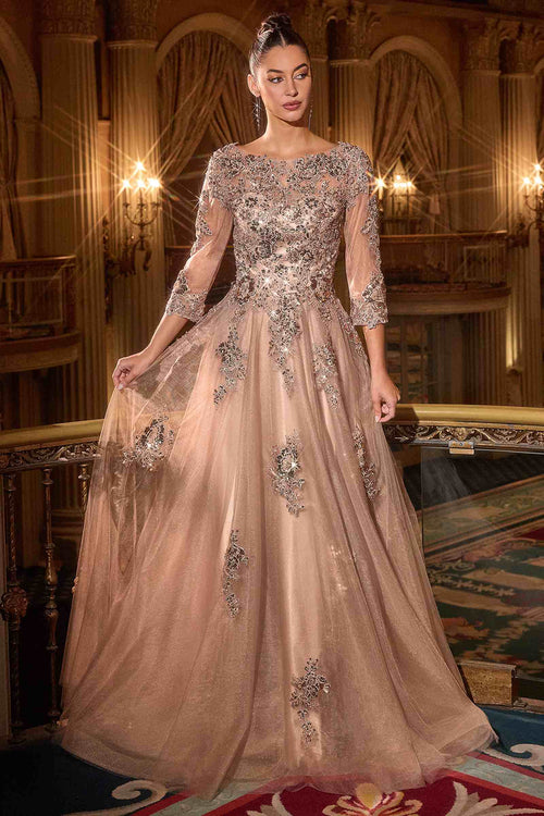 Ladivine J883 Mother of the Bride Long Dress