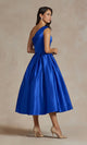 Nox Anabel JE931 Simple One-Shoulder Tea-Length Dress