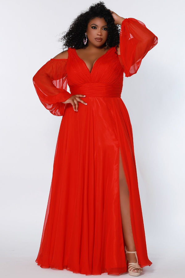 Sydney's Closet Cardinal Evening Dress