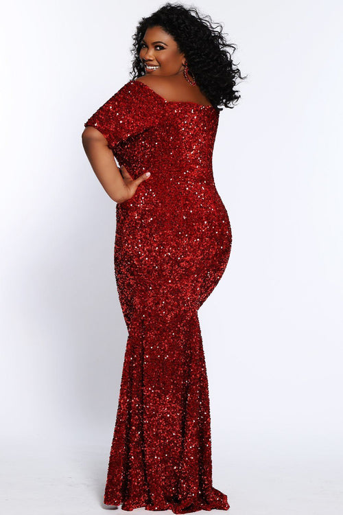 Sydney's Closet Cherry Evening Dress