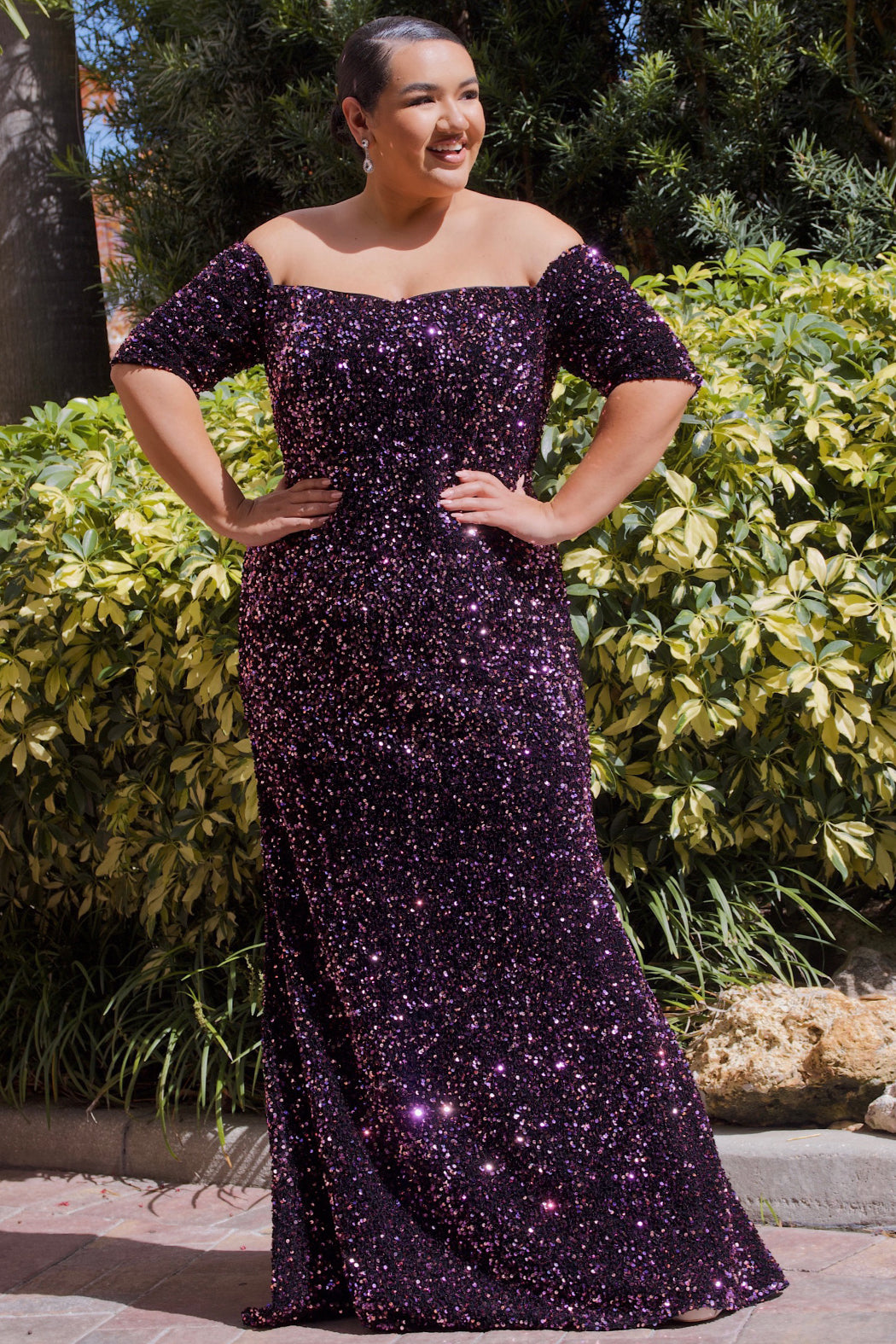 Sydney's Closet Cherry Evening Dress