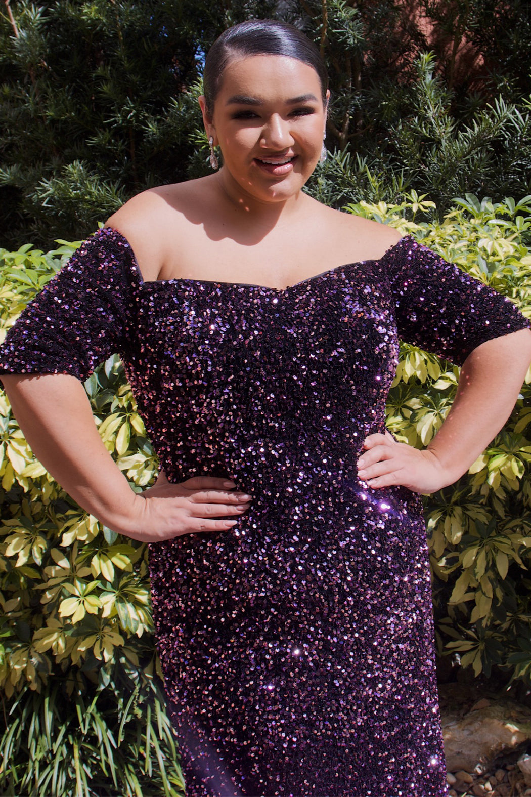 Sydney's Closet Cherry Evening Dress