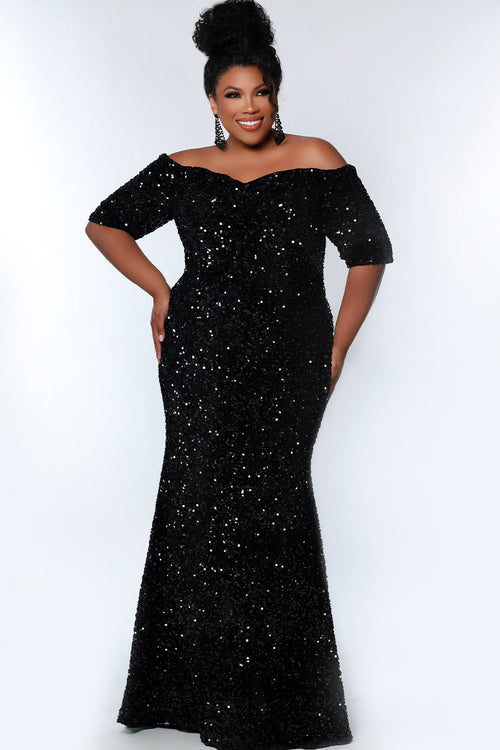 Sydney's Closet Cherry Evening Dress