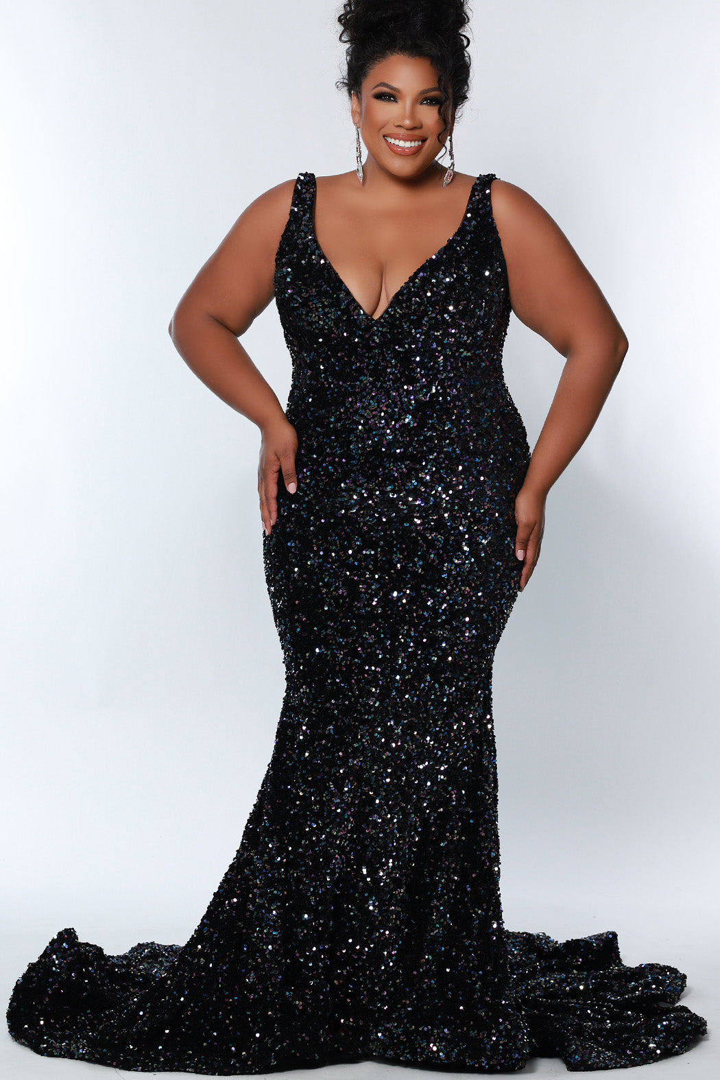 Sydney's Closet Kaleidoscope Evening Dress