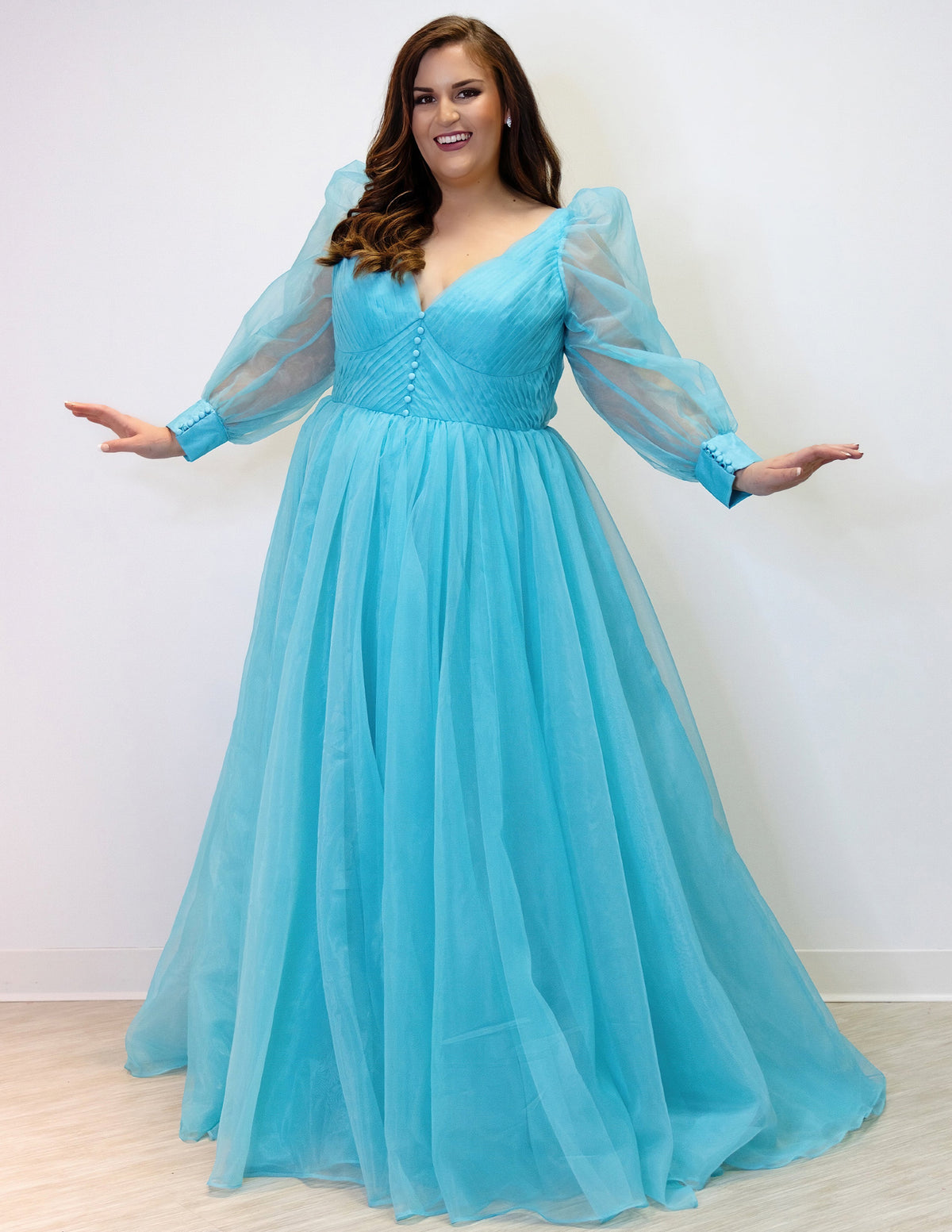 Sydney's Closet Coral Evening Dress