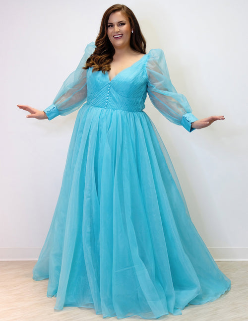 Sydney's Closet Coral Evening Dress