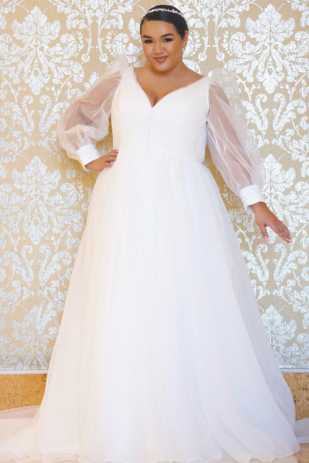 Sydney's Closet Coral Evening Dress