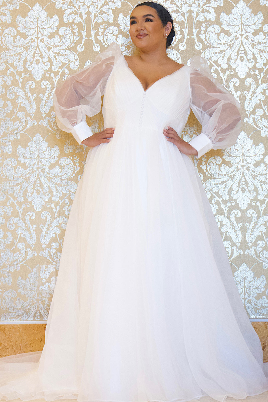 Sydney's Closet Coral Evening Dress