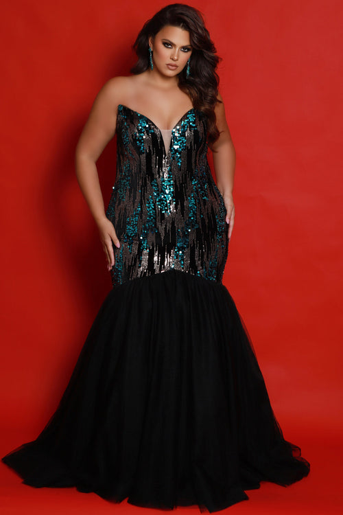 Sydney's Closet Onyx Prom Dress