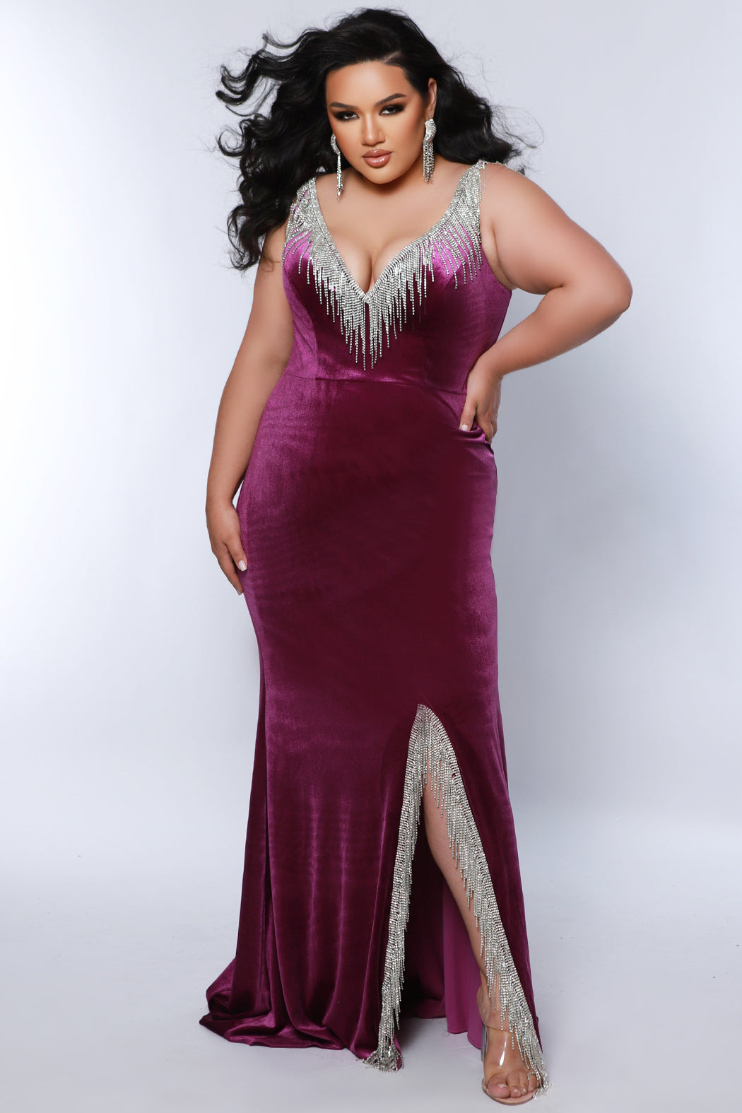 Sydney's Closet Purple Evening Dress