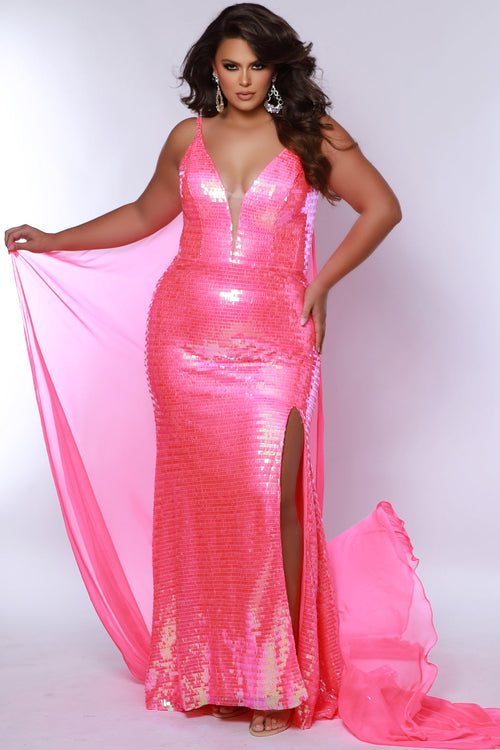 Sydney's Closet Flamingo Prom Dress