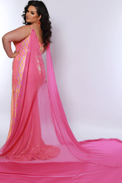 Sydney's Closet Flamingo Prom Dress