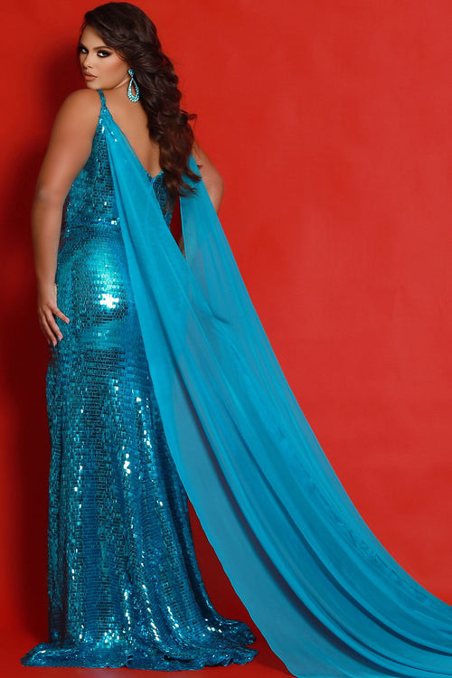 Sydney's Closet Flamingo Prom Dress