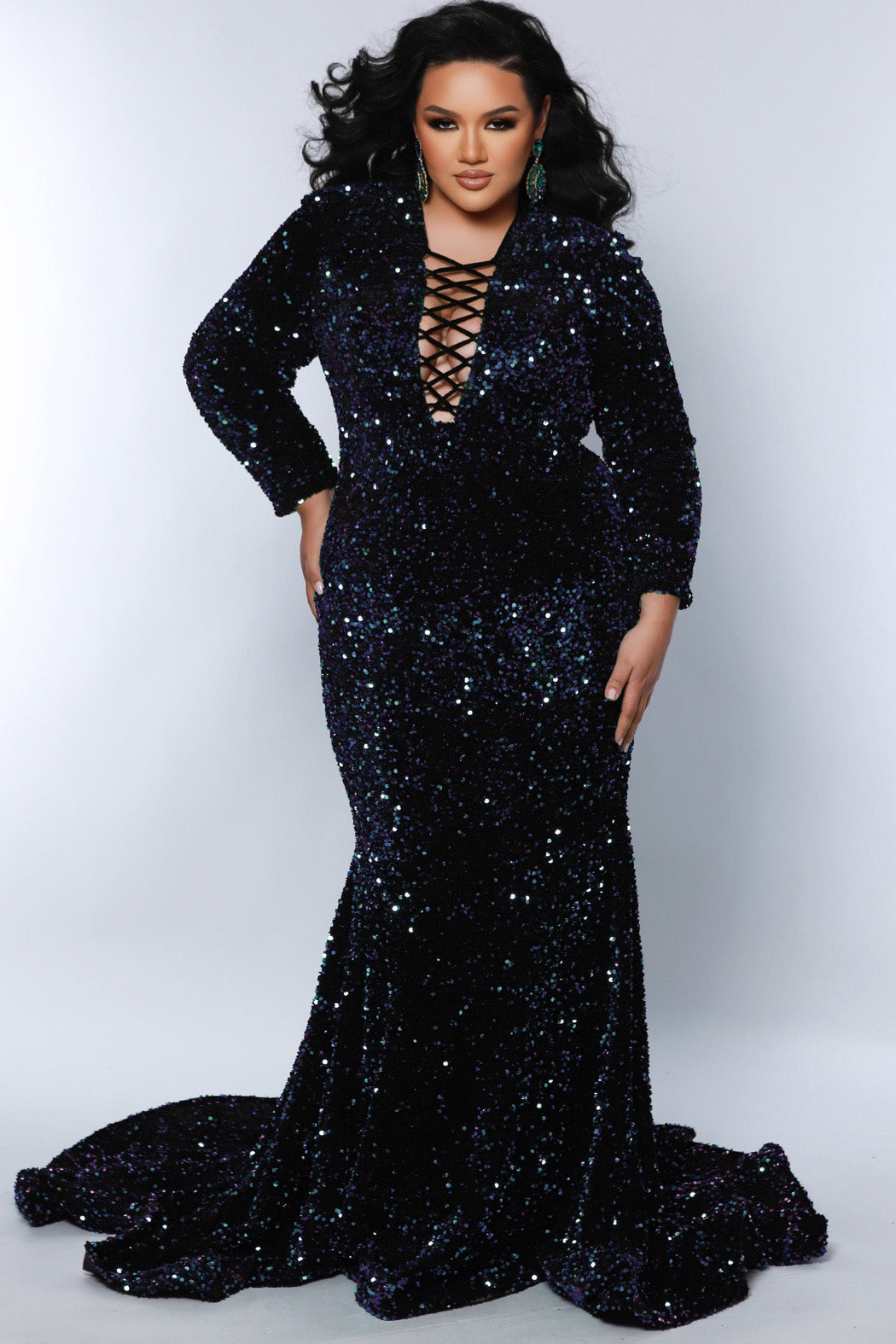 Sydney's Closet Kaleidoscope Evening Dress