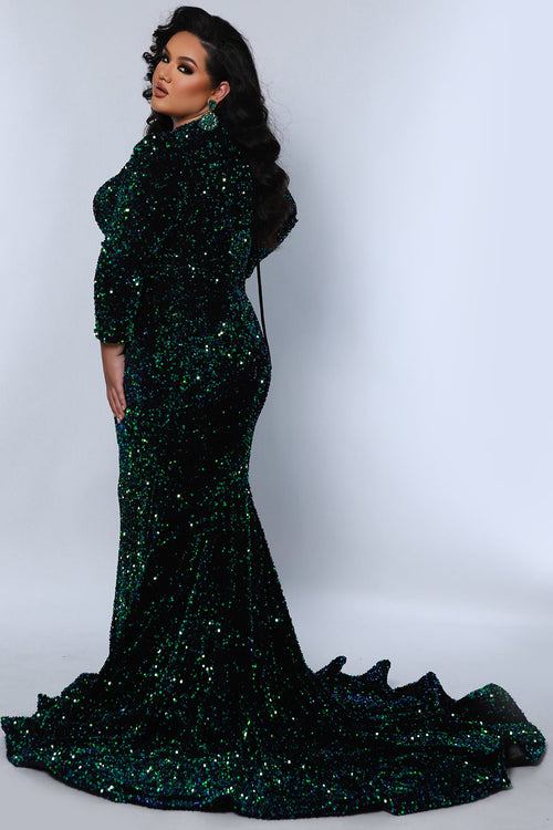 Sydney's Closet Kaleidoscope Evening Dress