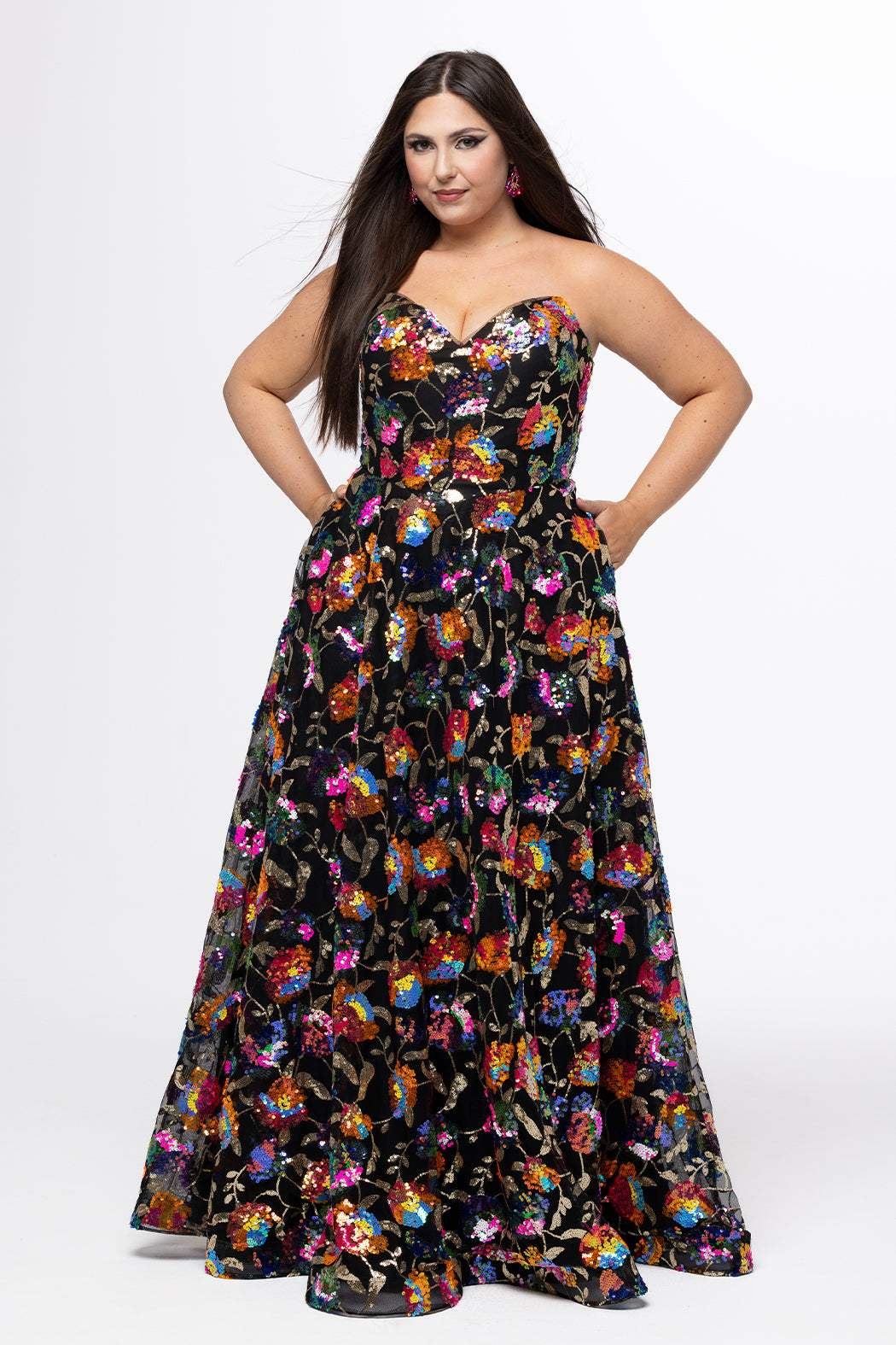 Sydney's Closet Aqua Evening Dress