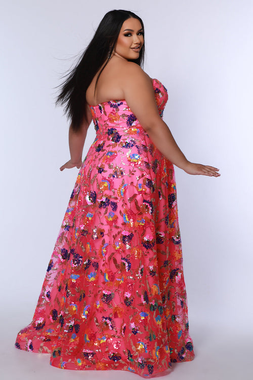 Sydney's Closet Aqua Evening Dress