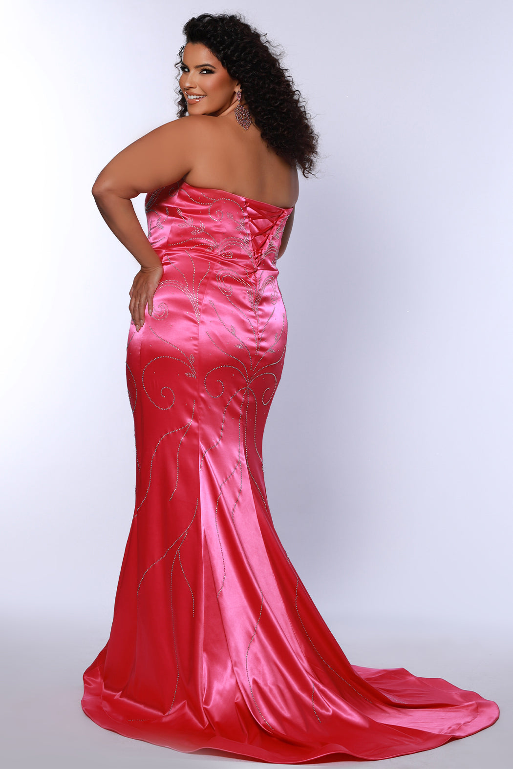 Sydney's Closet Aqua Prom Dress