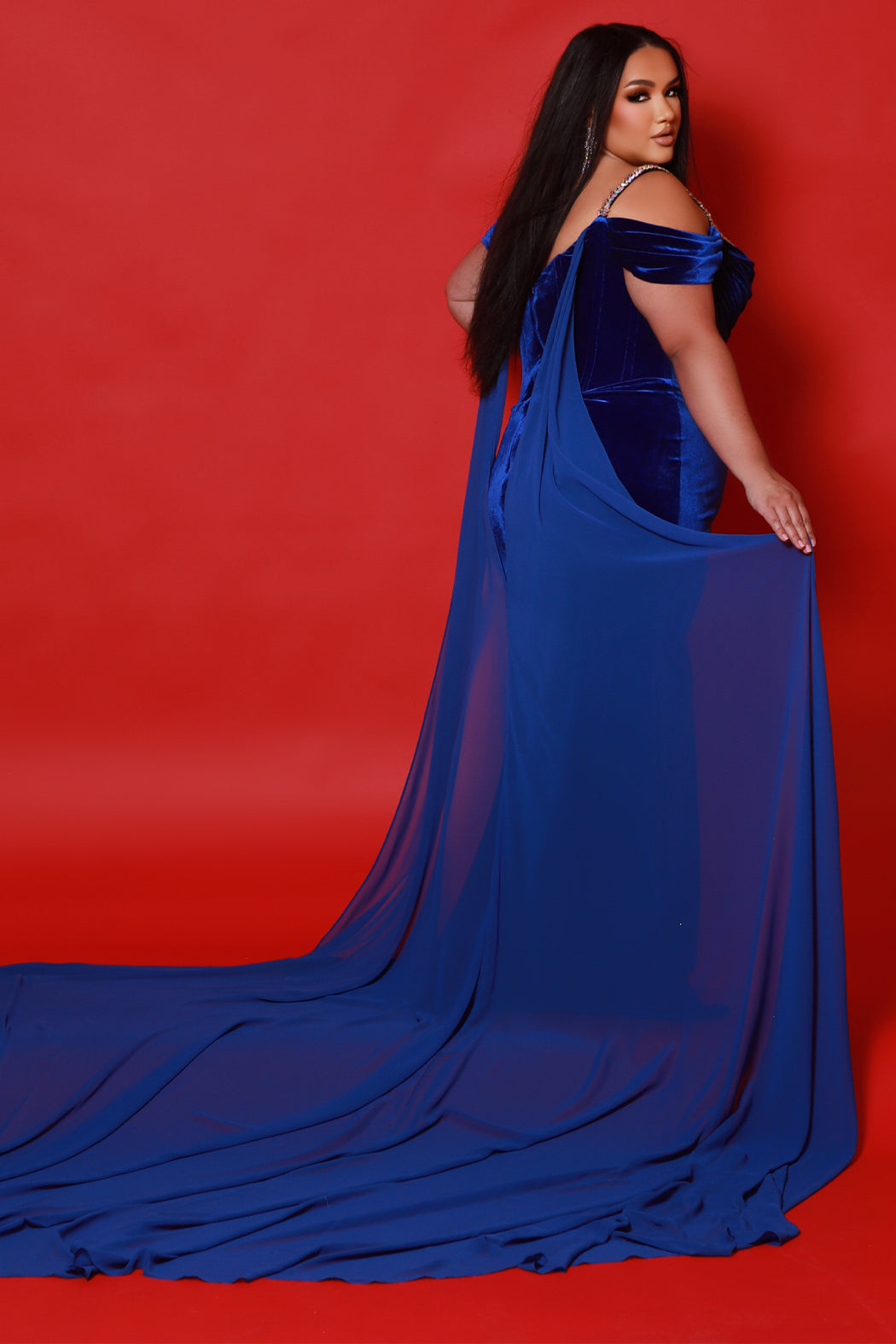 Sydney's Closet Burgundy Evening Dress