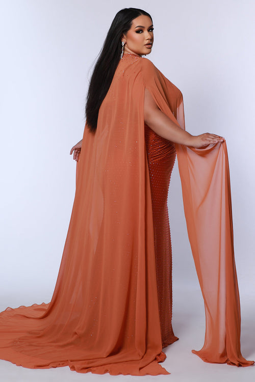 Sydney's Closet Hot Pink Evening Dress
