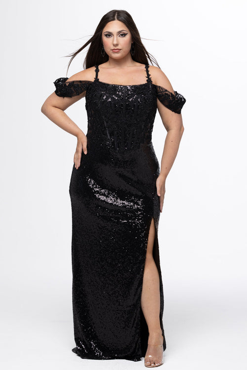 Sydney's Closet Cherry Evening Dress