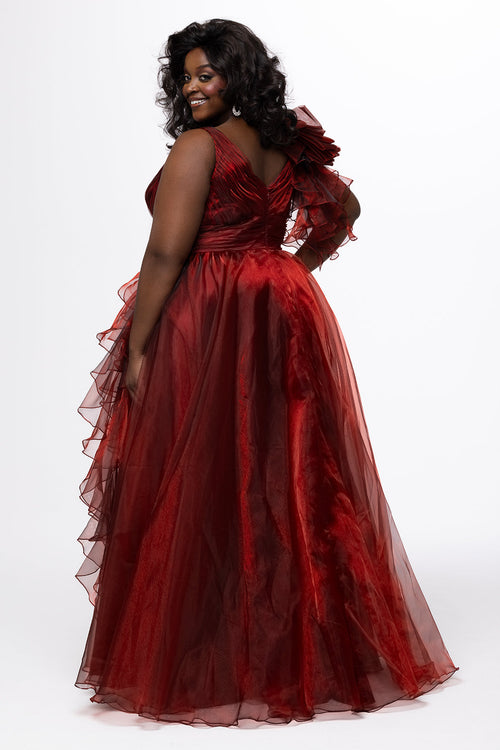 Sydney's Closet Boysenberry Prom Dress