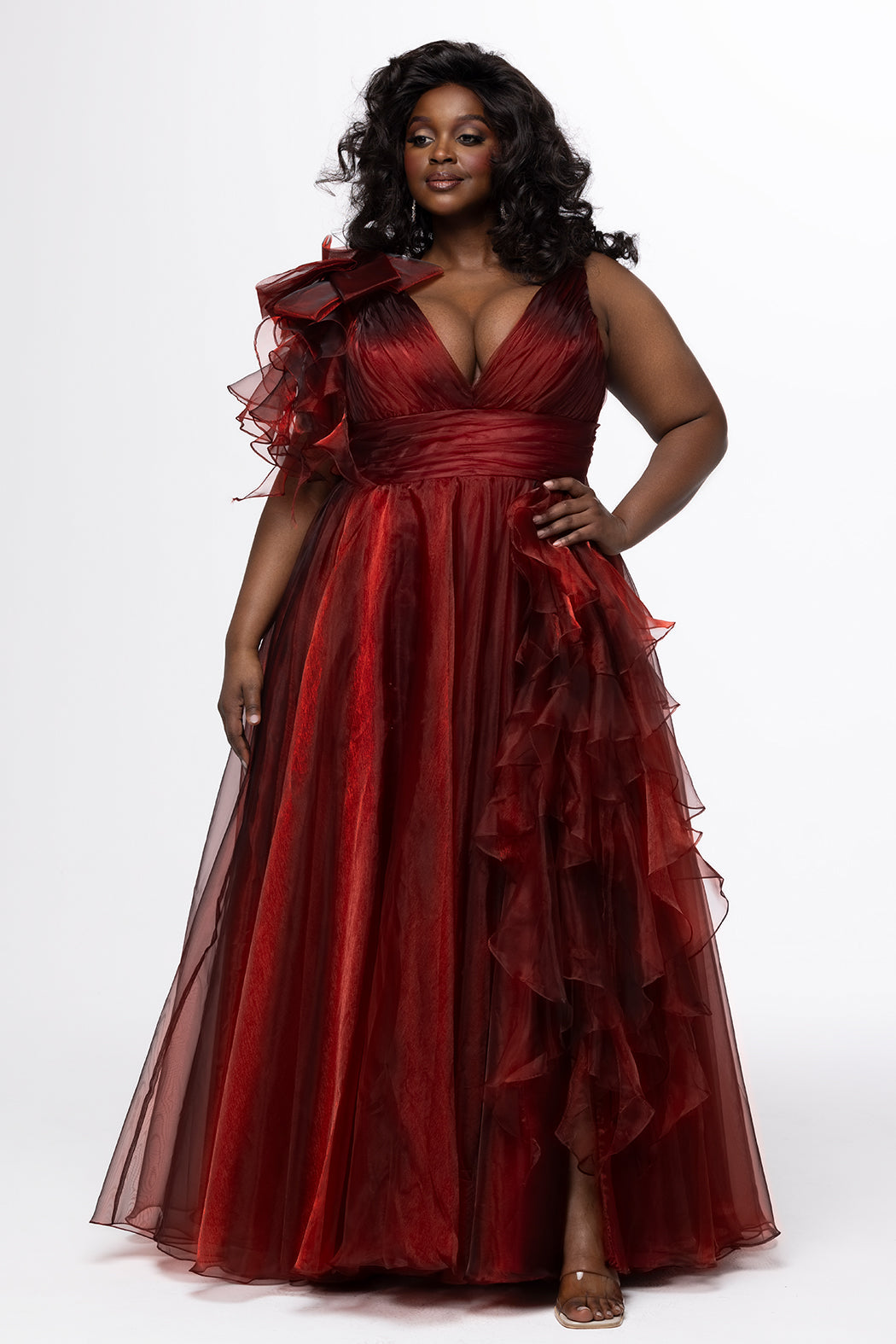 Sydney's Closet Boysenberry Prom Dress