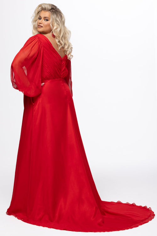 Sydney's Closet Cherry Evening Dress