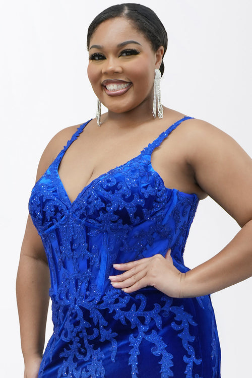 Sydney's Closet Black/White Prom Dress