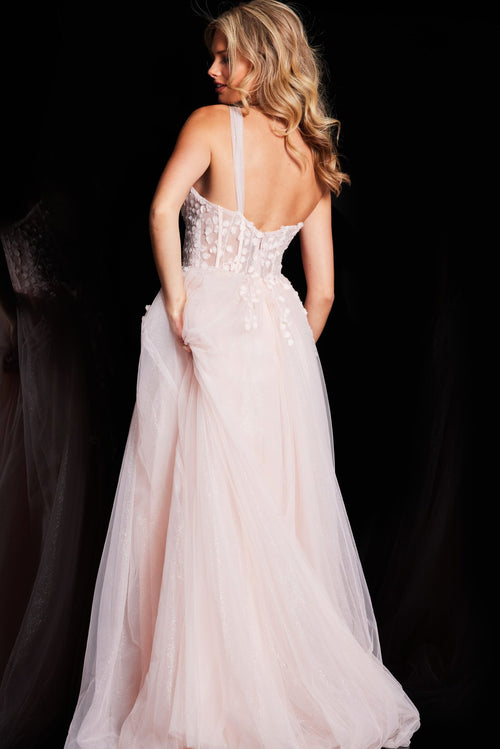 Jovani 25913 Beaded Long Formal A Line Prom Dress