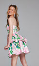 Vestido corto sin tirantes de JVN by Jovani JVN37057