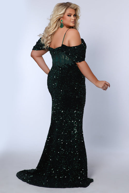 Sydney's Closet Indigo Evening Dress