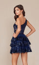 Vestido de fiesta brillante de un solo hombro K855