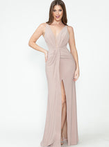 Formal Dress Ruched Spaghetti Strap Mermaid Prom Gown By Lenovia 5308