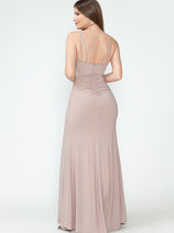 Formal Dress Ruched Spaghetti Strap Mermaid Prom Gown By Lenovia 5308