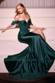 Ladivine KV1121 Dress Off the Shoulder Sweetheart Fitted Prom Gown