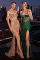 Ladivine KV1123 Off-Shoulder Fitted Gown