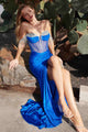Ladivine KV1123 Off-Shoulder Fitted Gown