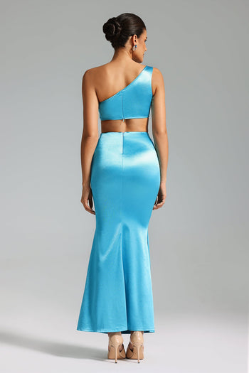 Bella Barnett Kanma One Shoulder Cutout Formal Prom Evening Gown