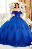 Ladivine 15701 3D Floral Corset Glitter Layered Quinceanera Ball Gown