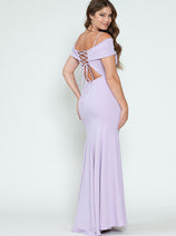 Red Carpet Dress Off The Shoulder Mermaid Formal Gown By Lenovia 5317