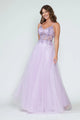 Vestido de novia lila de etiqueta, vestido formal de etiqueta y talla grande de 8183