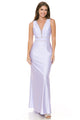 Formal Dress Deep V-Neck Embellished A-Line Prom Gown By Lenovia 5254-New Collection