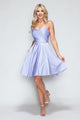 Vestido de graduación con tirantes finos y adornos de Lenovia 5261