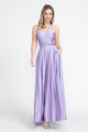 Evening Dress V-Neck Thigh Slit A-Line Formal Gown By Lenovia 5275