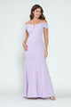 Vestido de alfombra roja con hombros descubiertos y corte sirena, de Lenovia 5317