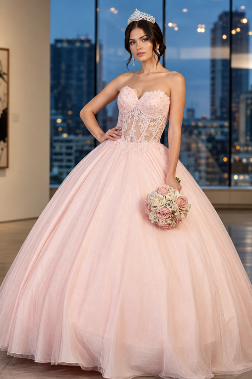 Sweet 16 Birthday Party Dress in Royal Blue Style Ball Gown